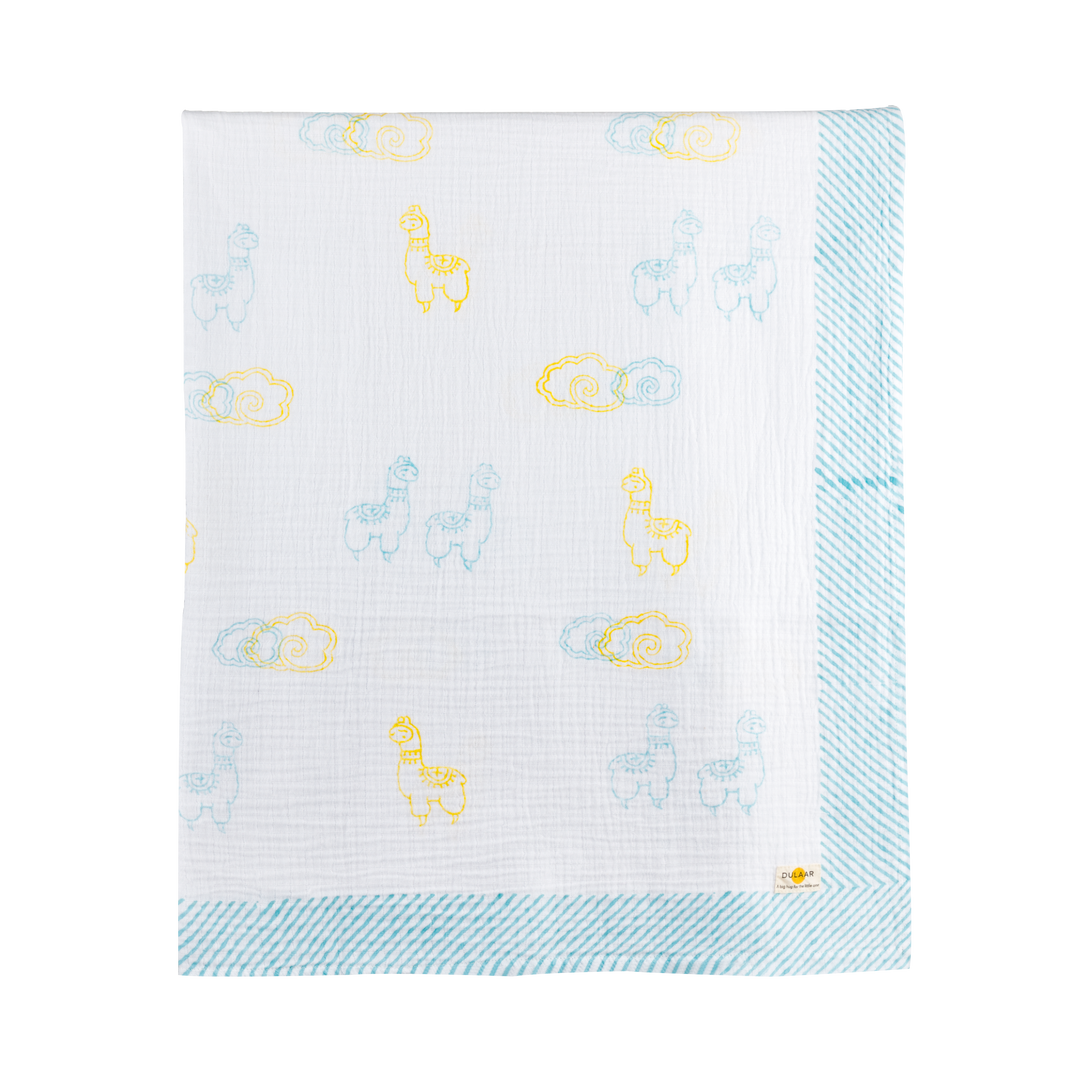 Organic Muslin Swaddle | Hand-Block Printed