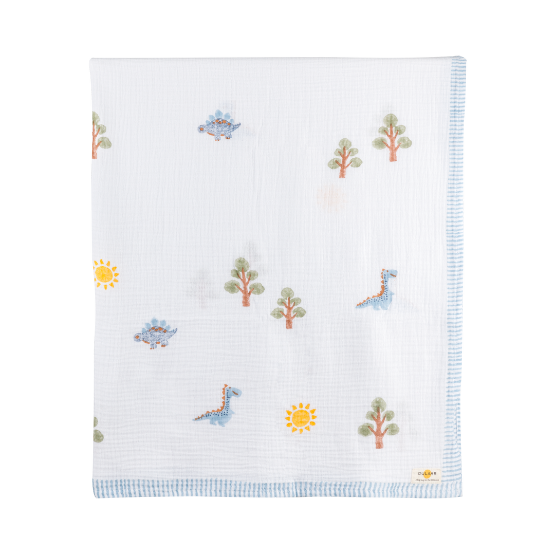 Organic Muslin Swaddle | Hand-Block Printed