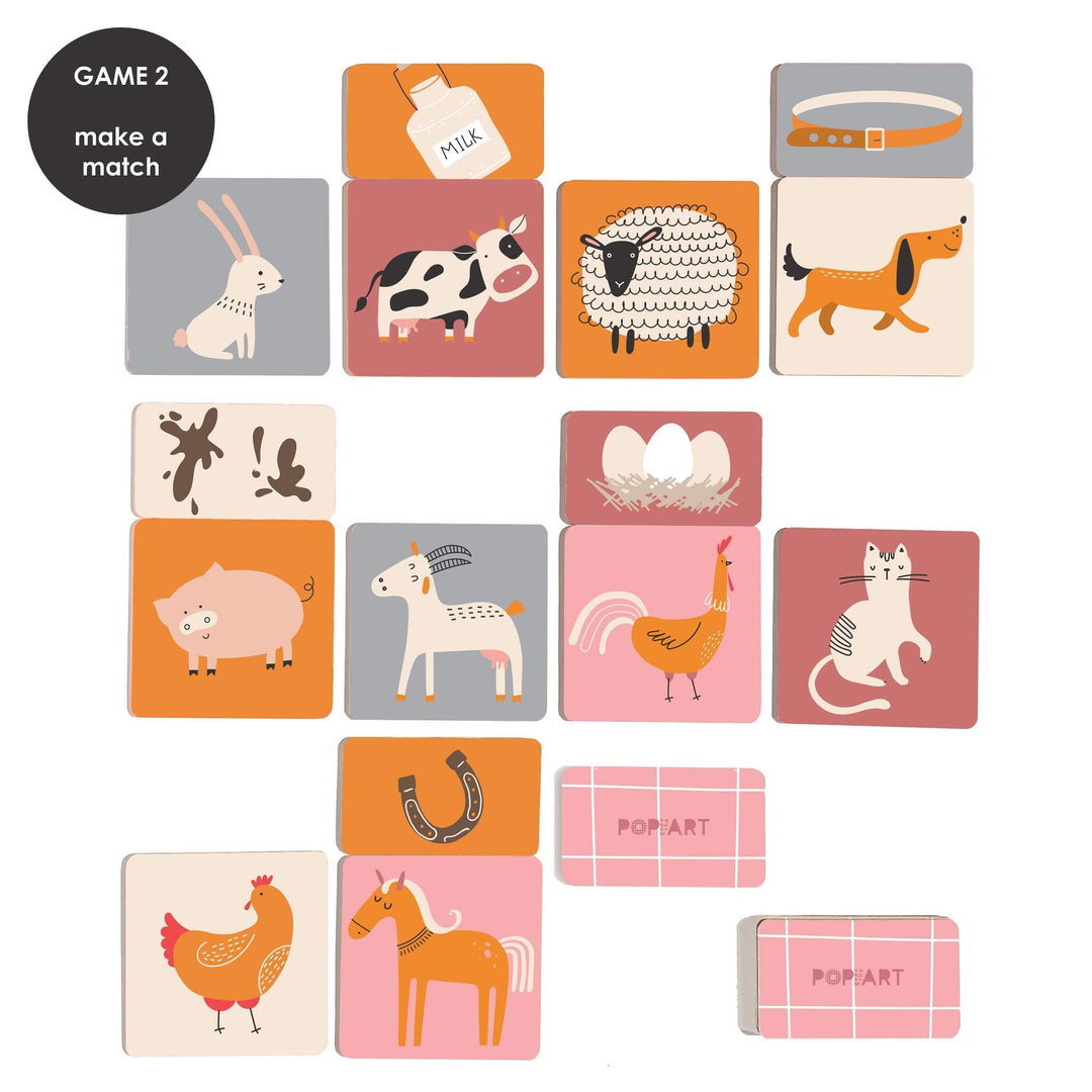 Memory & Match | Farm Animals