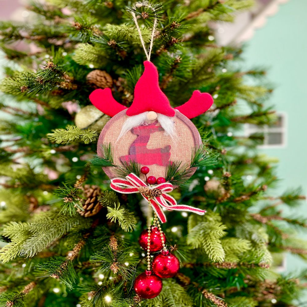 Gnome Reindeer Christmas Hanging