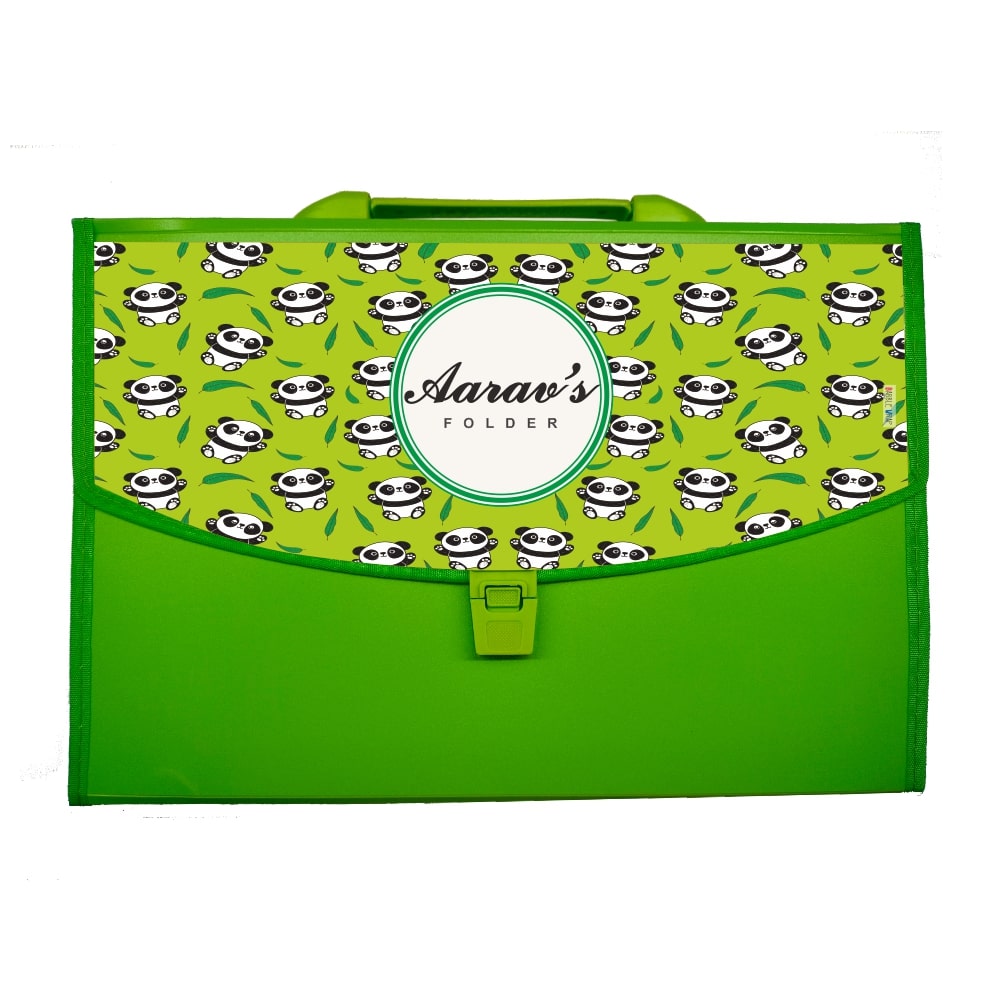 Green Folder - Dancing Panda