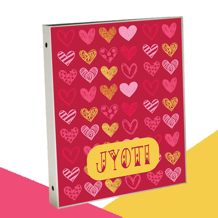 Personalised Binder - Heart