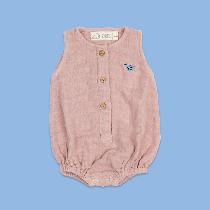 Organic Muslin Baby Romper