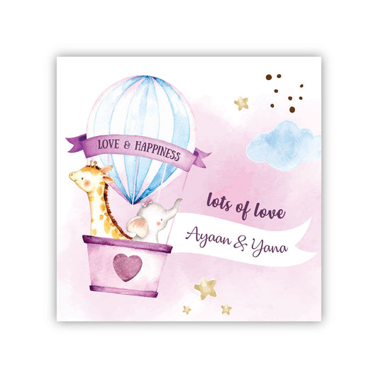 Gift Tag for Sister & Brother - Set of 24 (Themes Available)