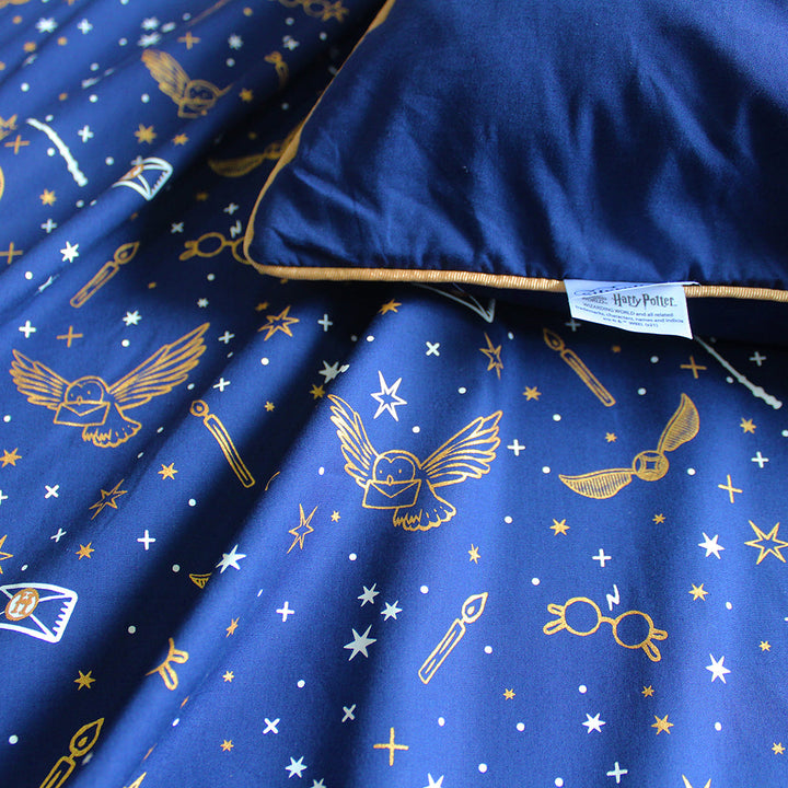 Official Harry Potter 100% Cotton Bedsheet with Pillow Cover - Ravenclaw - Single/Double/King (Can be Personalised)