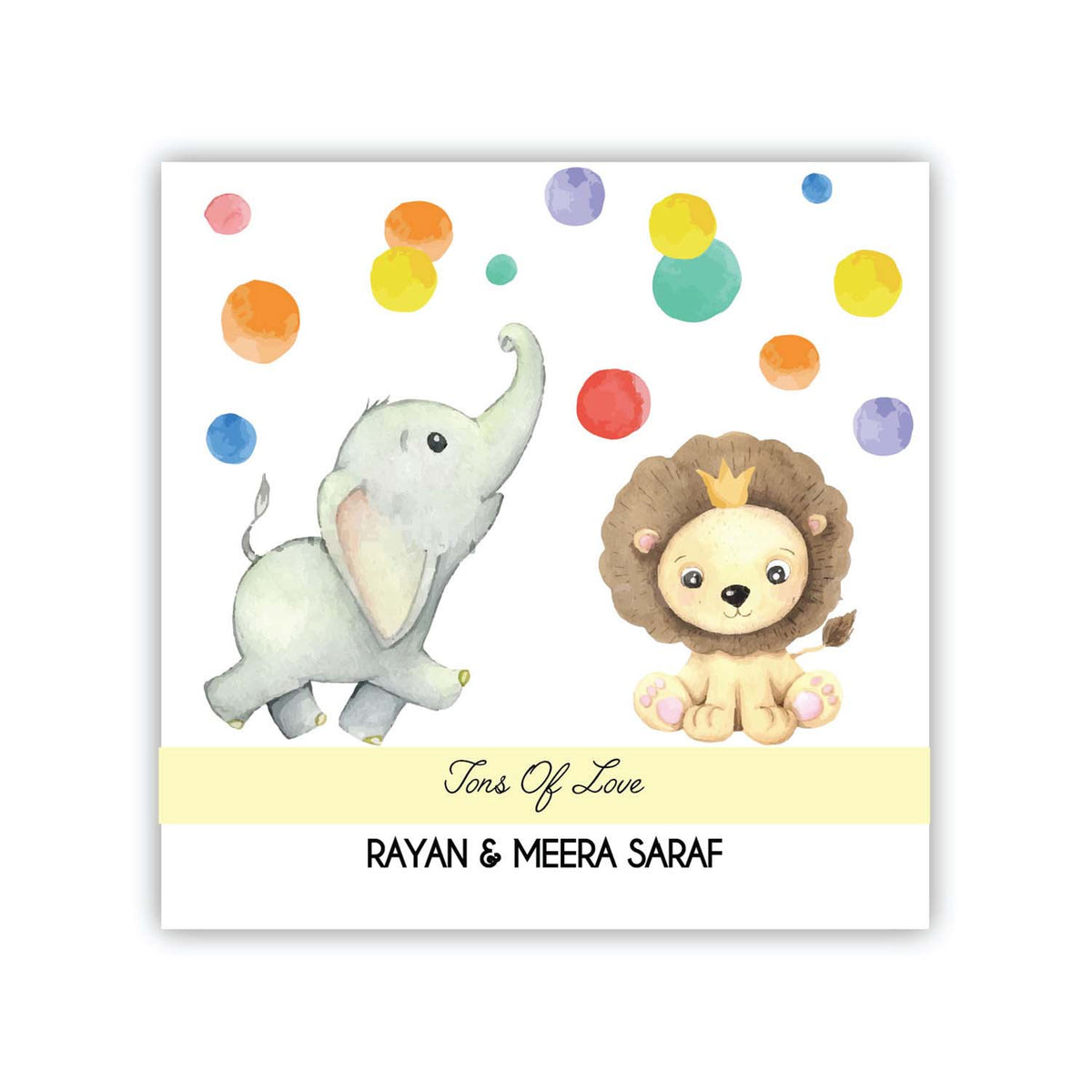 Gift Tag for Sister & Brother - Set of 24 (Themes Available)
