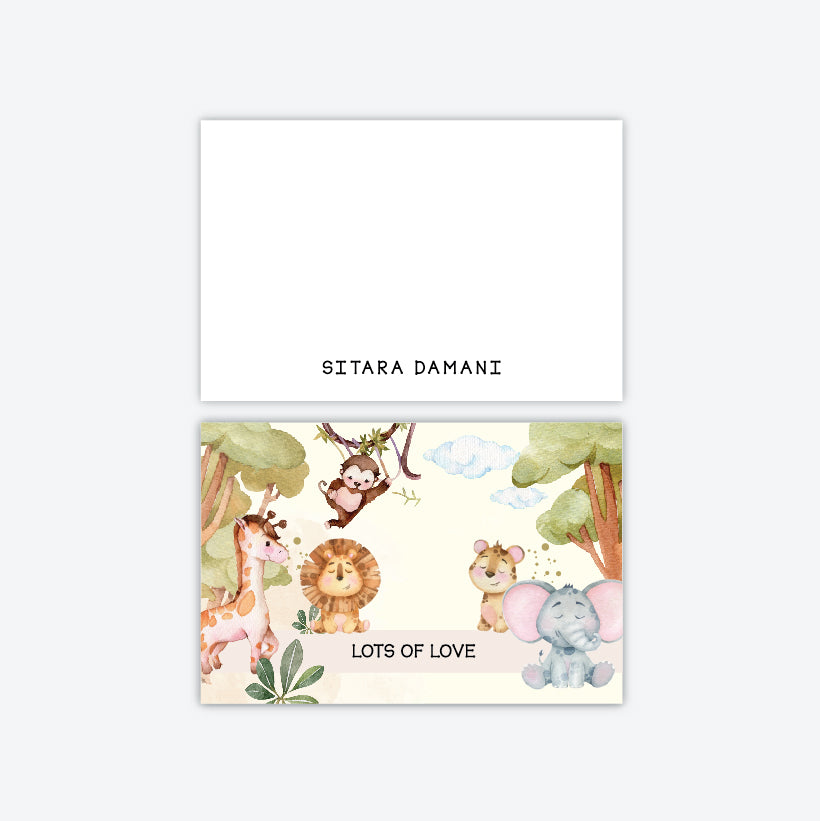 Folded-Notecards + Envelopes - Set of 25 (Themes Available)