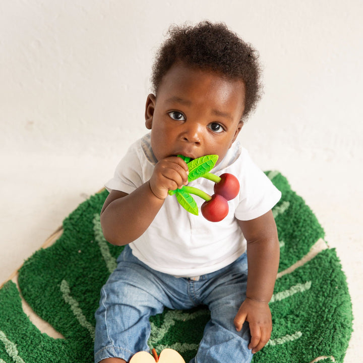 Oli & Carol Mery The Cherry Natural Rubber Teether - Sohii India