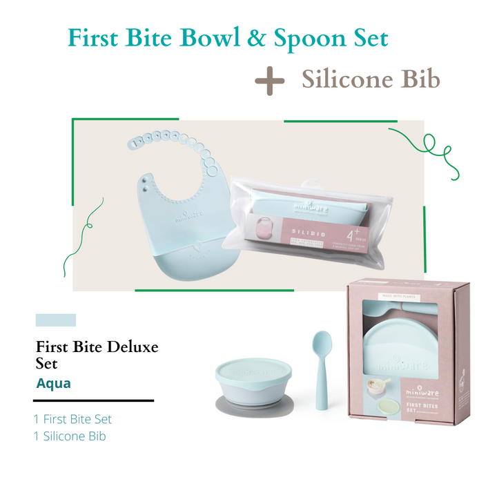 First Bite Deluxe Combo (First Bite Aqua/ Aqua, Silibib Aqua)