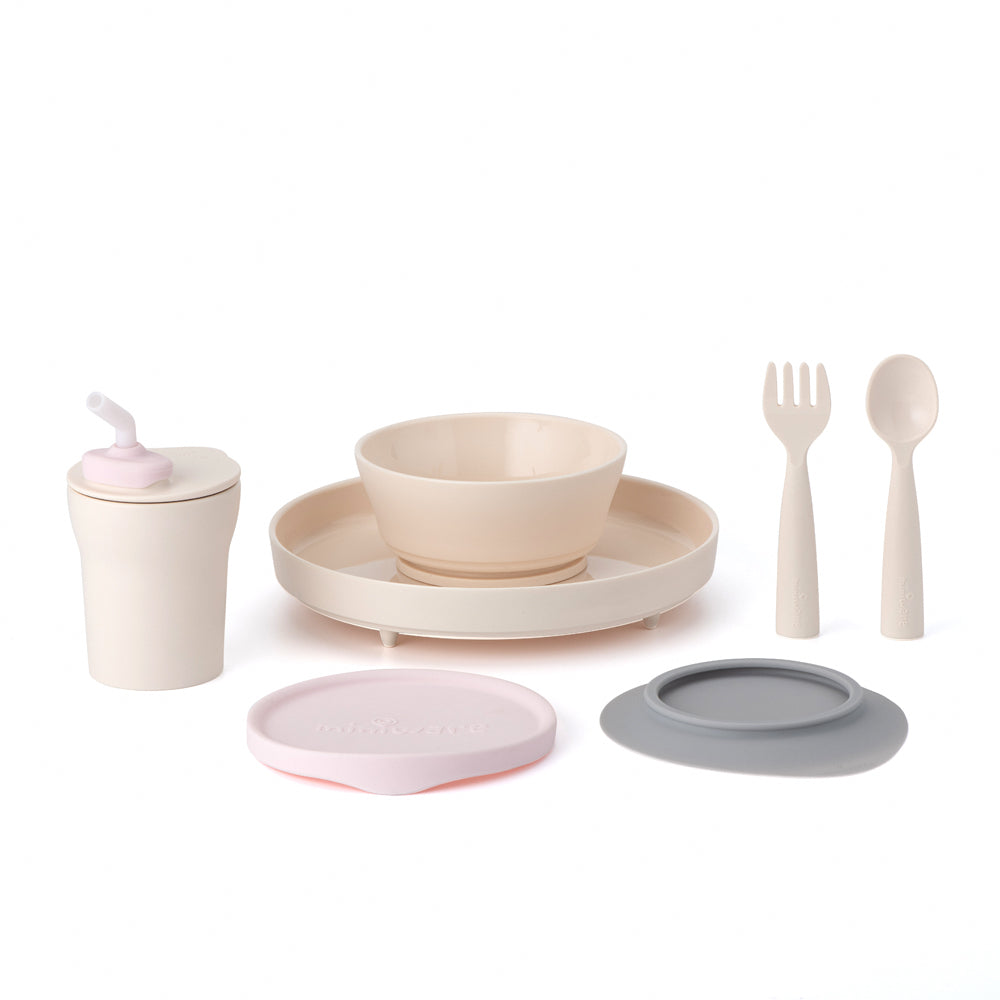 Miniware Little Foodie Set-Vanilla/Cotton Candy - Sohii India