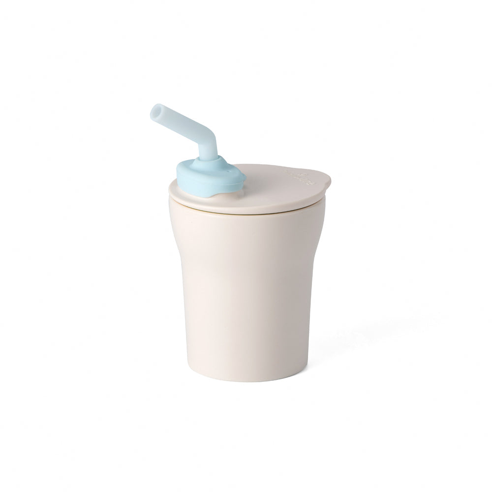 Miniware 1-2-3 Sip! Sippy Cup Vanilla/Aqua - Sohii India