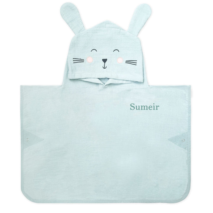 Hooded Poncho Towel – Bunny