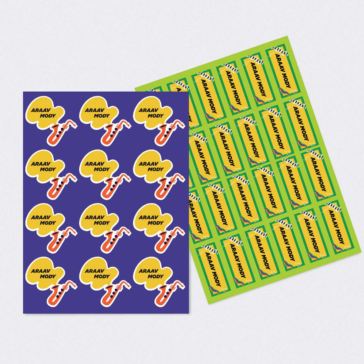 Sticker Sheet - Set of 2 (Themes Available)