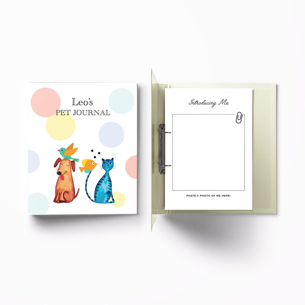 Pet Journal (Themes Available)