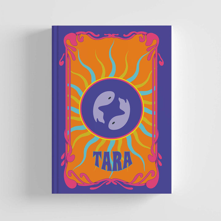 Zodiac Hard Bound A5 Notebook For Girls