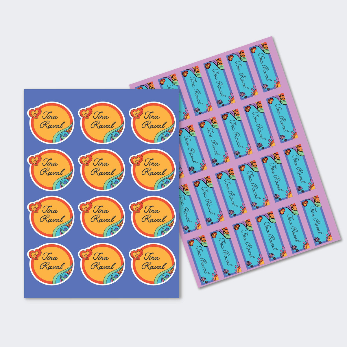 Sticker Sheet - Set of 2 (Themes Available)