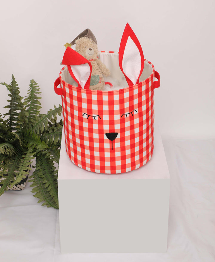 Red Bunny Storage Baskets