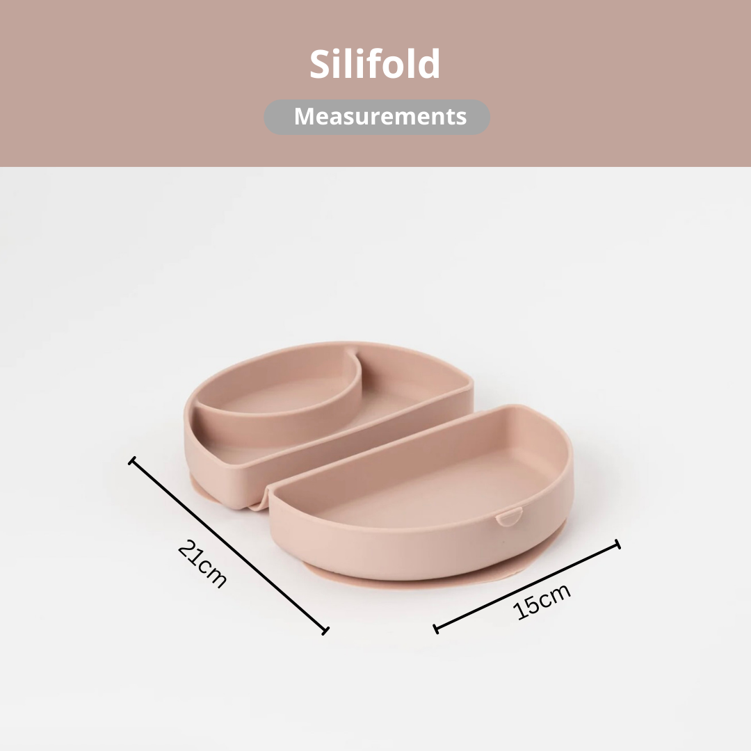 Silifold Foldable Suction Base Plate Pink Salt