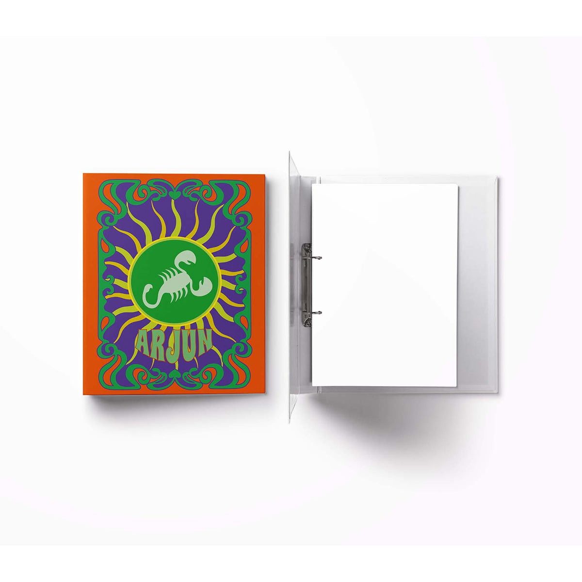 Zodiac A4 Vertical Clip Binder File For Boys