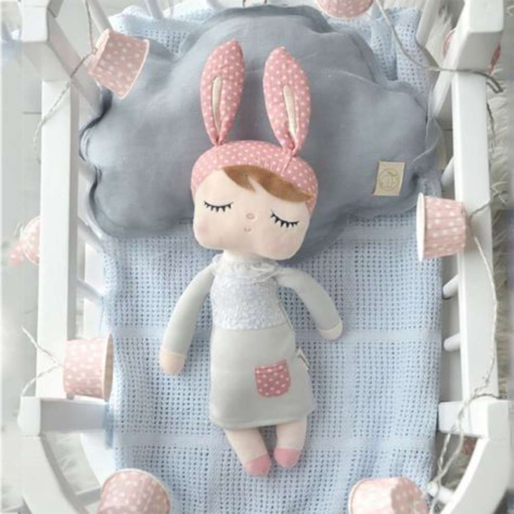 Sleeping Bunny Doll - Grey