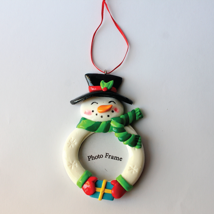 Snowman Photo Ornament