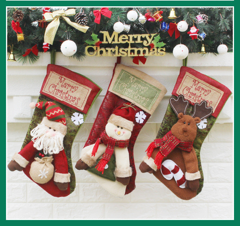 Merry Christmas Luxury Stockings