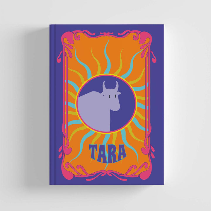 Zodiac Hard Bound A5 Notebook For Girls