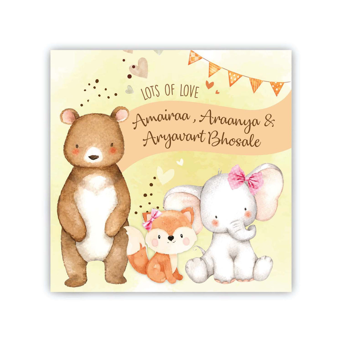 Gift Tag for Sister & Brother - Set of 24 (Themes Available)