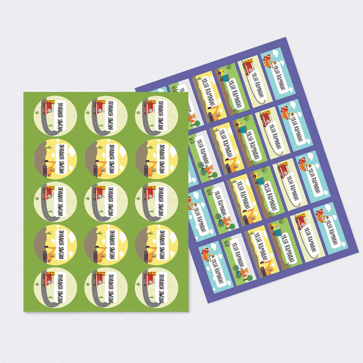 Sticker Sheet - Set of 2 (Themes Available)