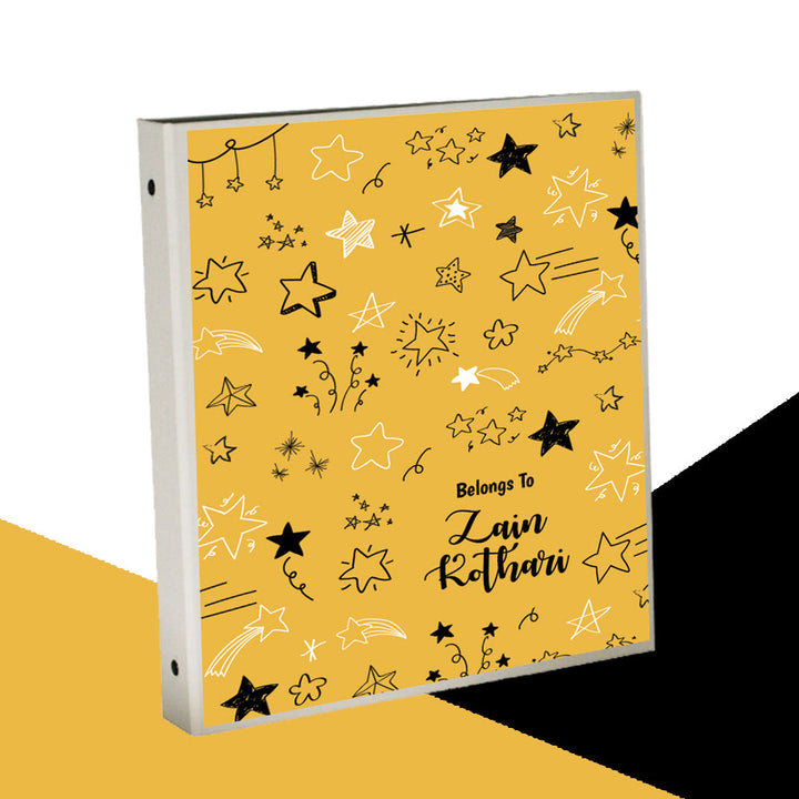 Personalised Binder - Twinkle Twinkle Stars