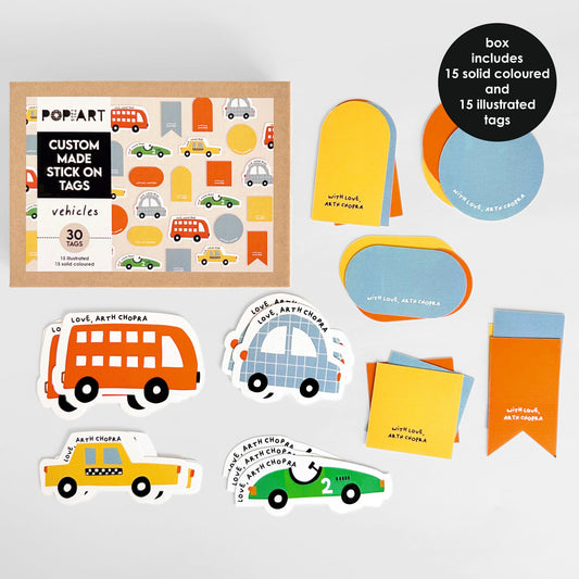 Stick On Tags | Vehicles