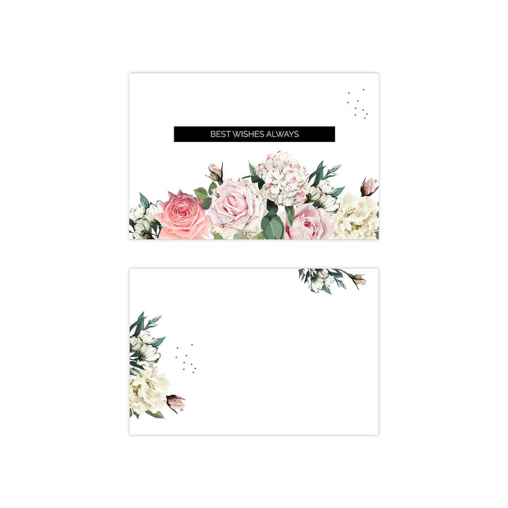 Folded Notecards + Envelopes - Set of 25 (Themes Available)