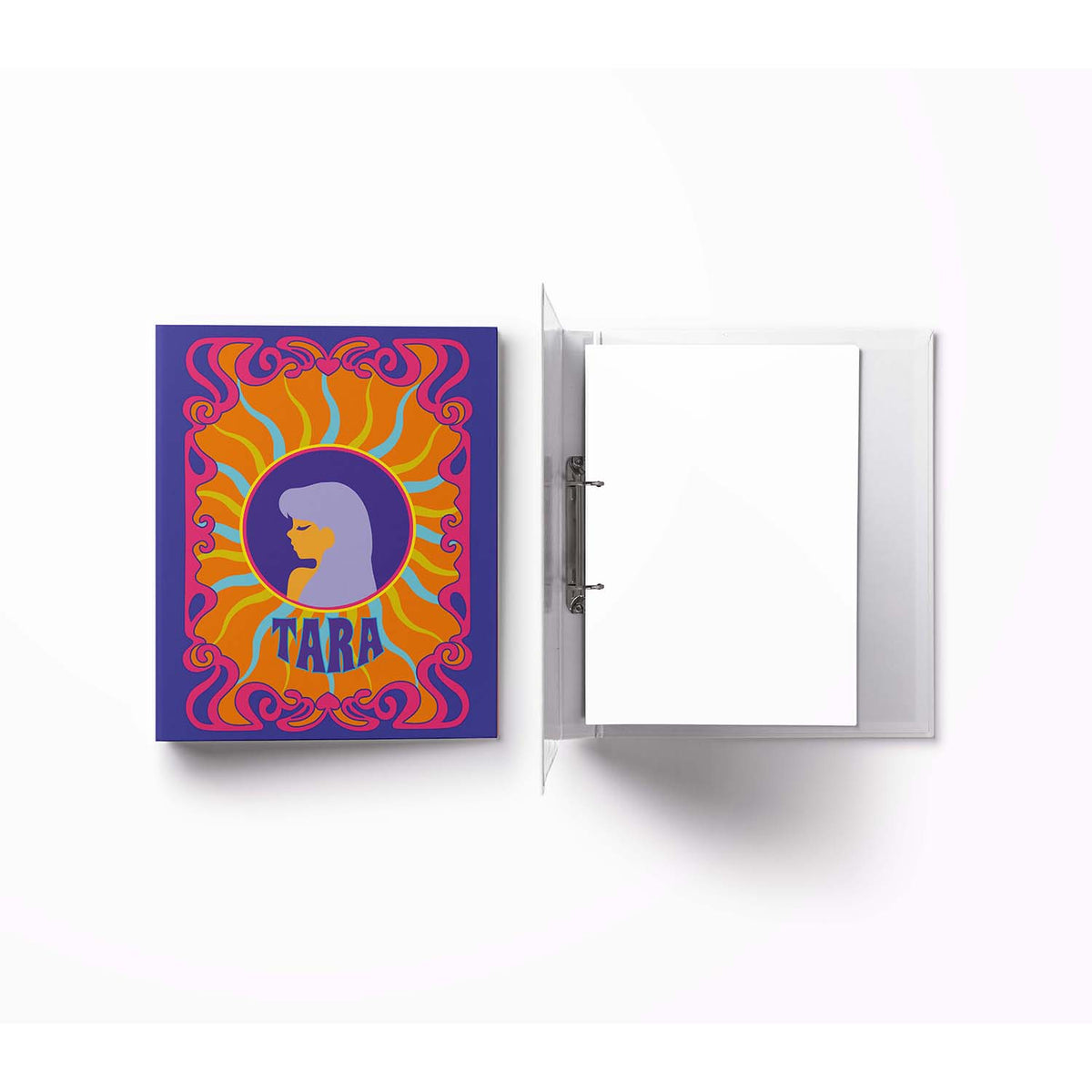Zodiac A4 Vertical Clip Binder File For Girls