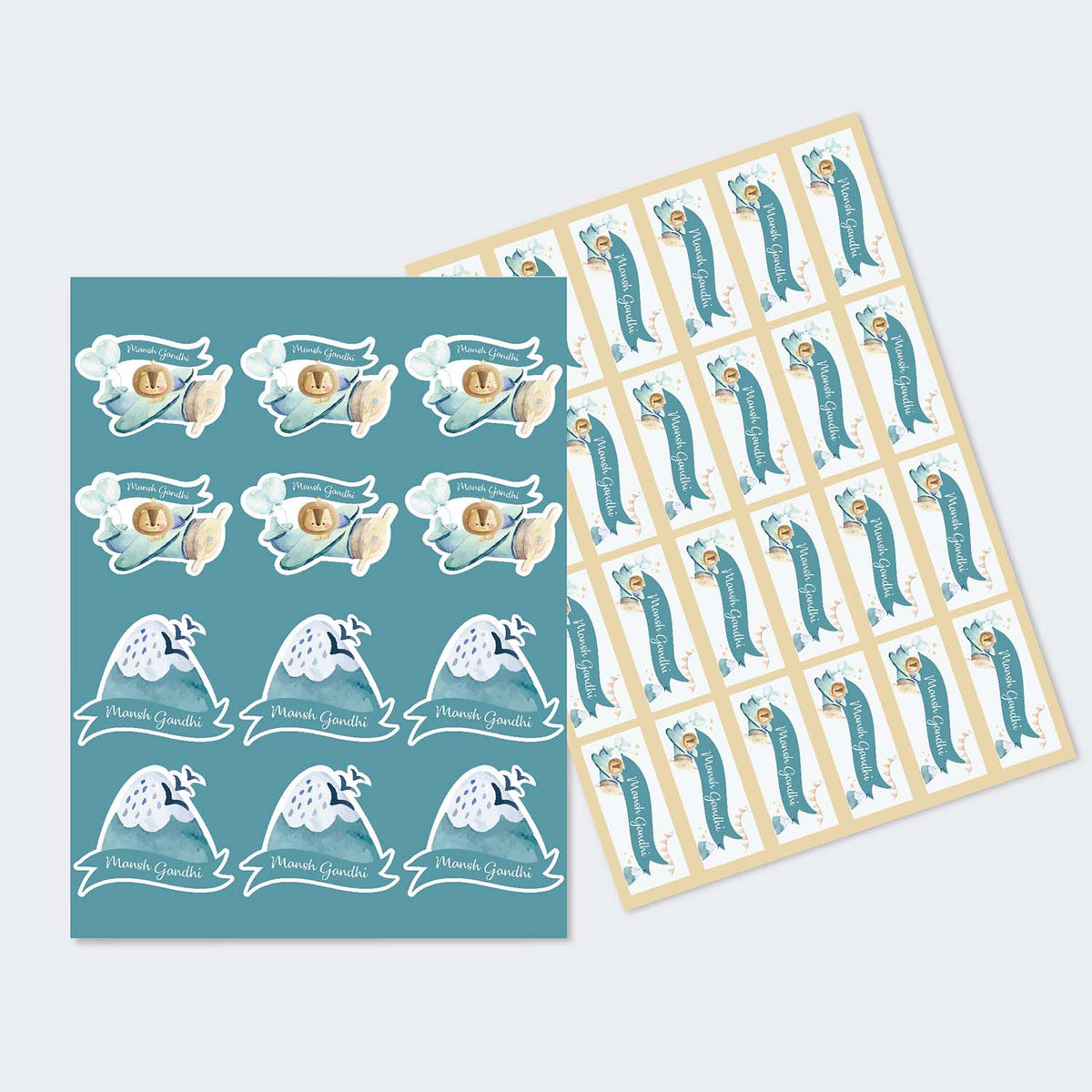 Sticker Sheet - Set of 2 (Themes Available)