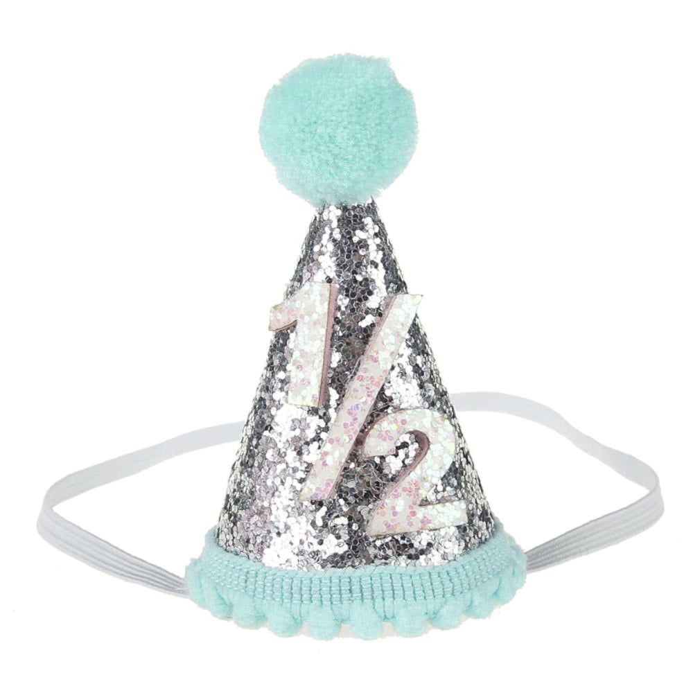 Half Birthday Cupcake Set - Blue