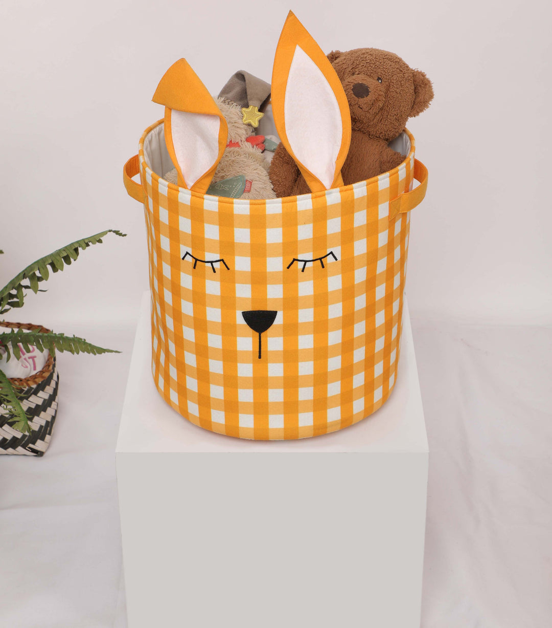 Yellow bunny Storage Baskets