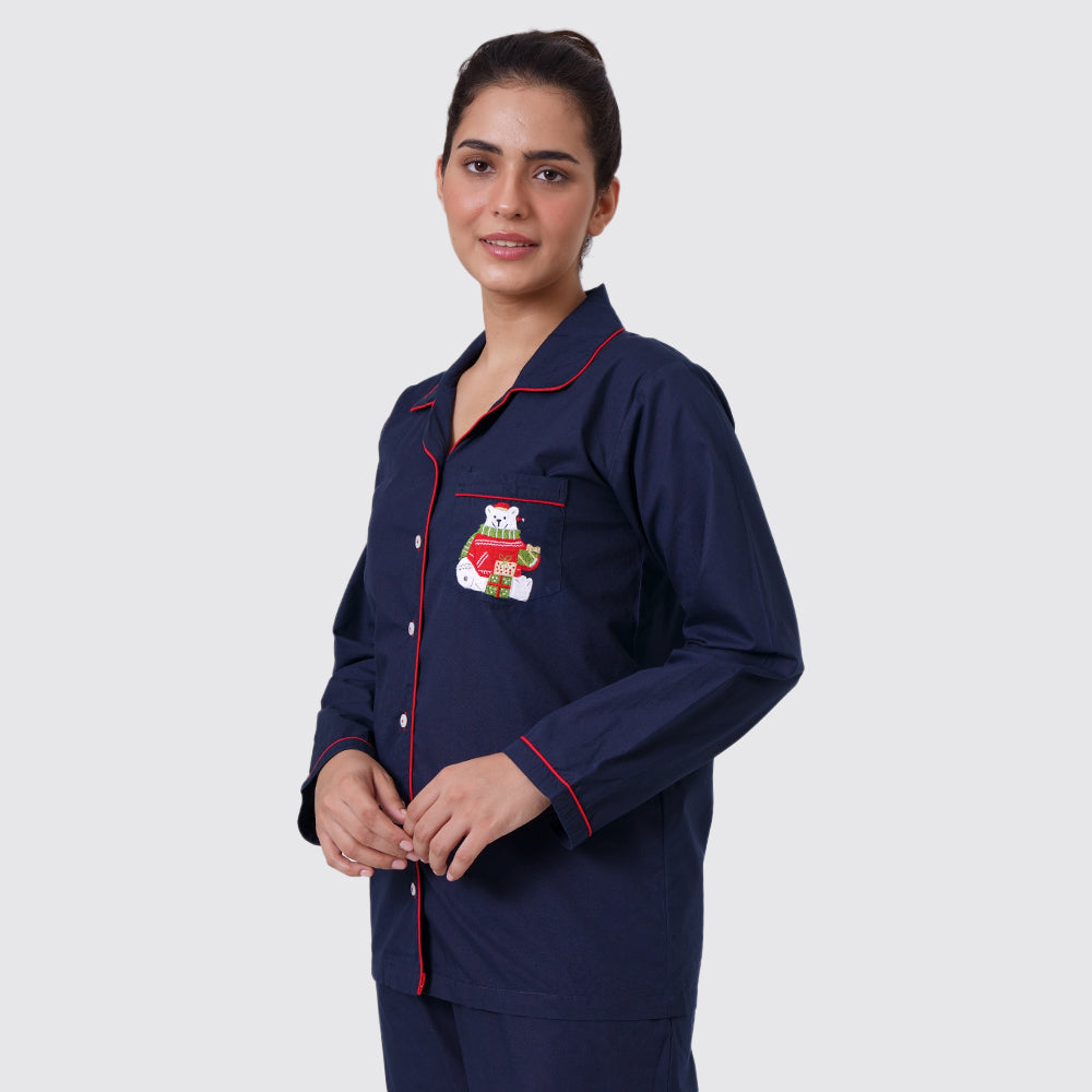 Happy Polar Bear Women Pajama Set