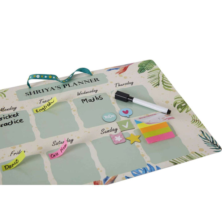 Magnetic Planner - Happy Leaves