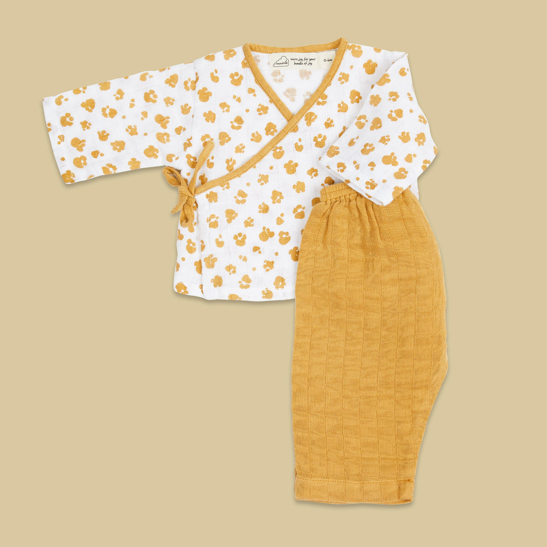 Organic Muslin Kimono Lounge Set